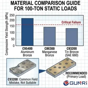 Choose the Right Bronze Graphite Grade for Heavy Static Loads