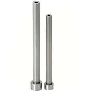 Straight Ejector Sleeves - SKD61, Nitrided, JIS Head, Concentricity 0.06, Configurable L, Selectable OD/ID