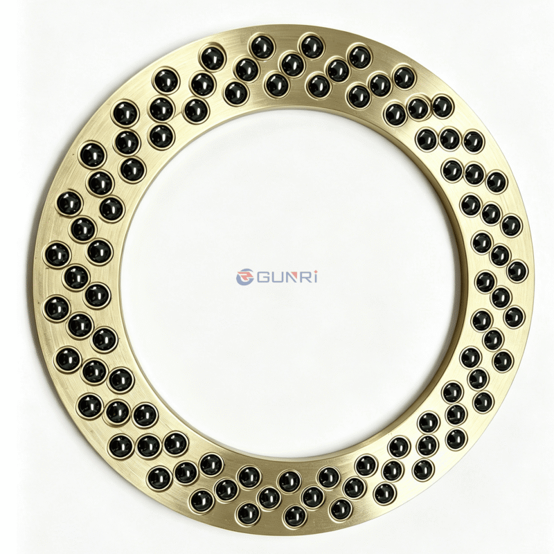 Ring plate ball retainer manufacturing example