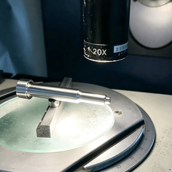 Mitutoyo optical projector measuring punch profile