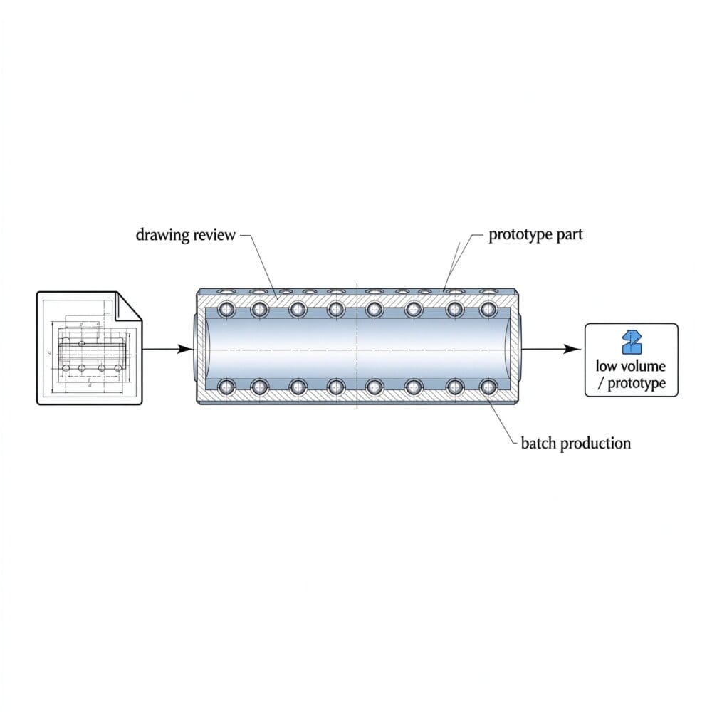 Custom ball cage prototyping from drawing review to low volume batch production — no MOQ prototype service